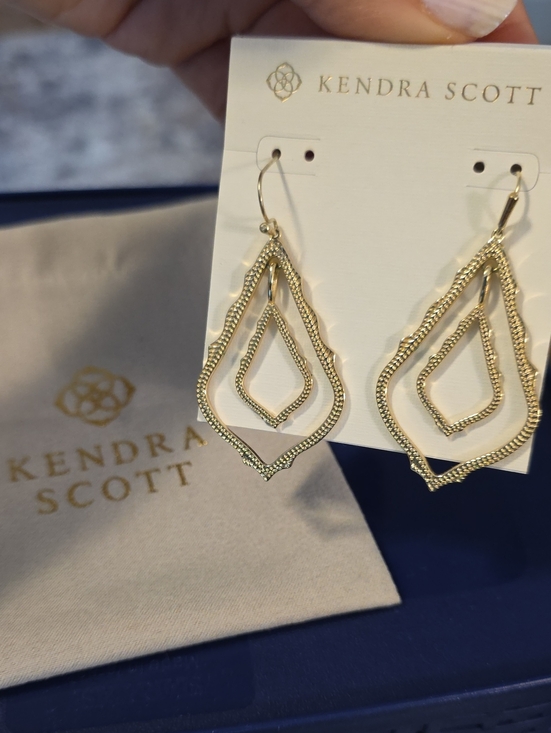 Kendra Scott Jewelry - Kendra Scott Simon Drop Earrings Gold Tone